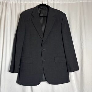 Jos. A. Bank 41R Gray 100%‎ Wool Blazer Sports Coat Suit Jacket 2 Button
